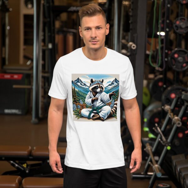 Racoon Jiu-Jitsu T-Shirt (Unisex) - Image 3